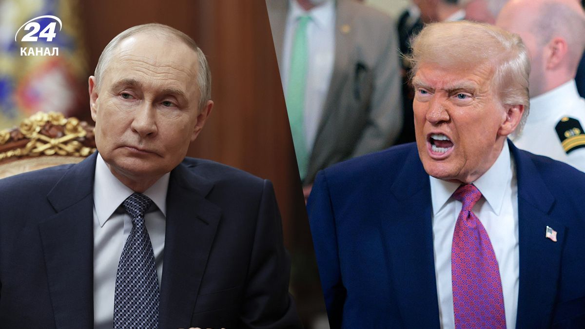 Российский диктатор Путин и американский президент Трамп Российский диктатор Путин и американский президент Трамп