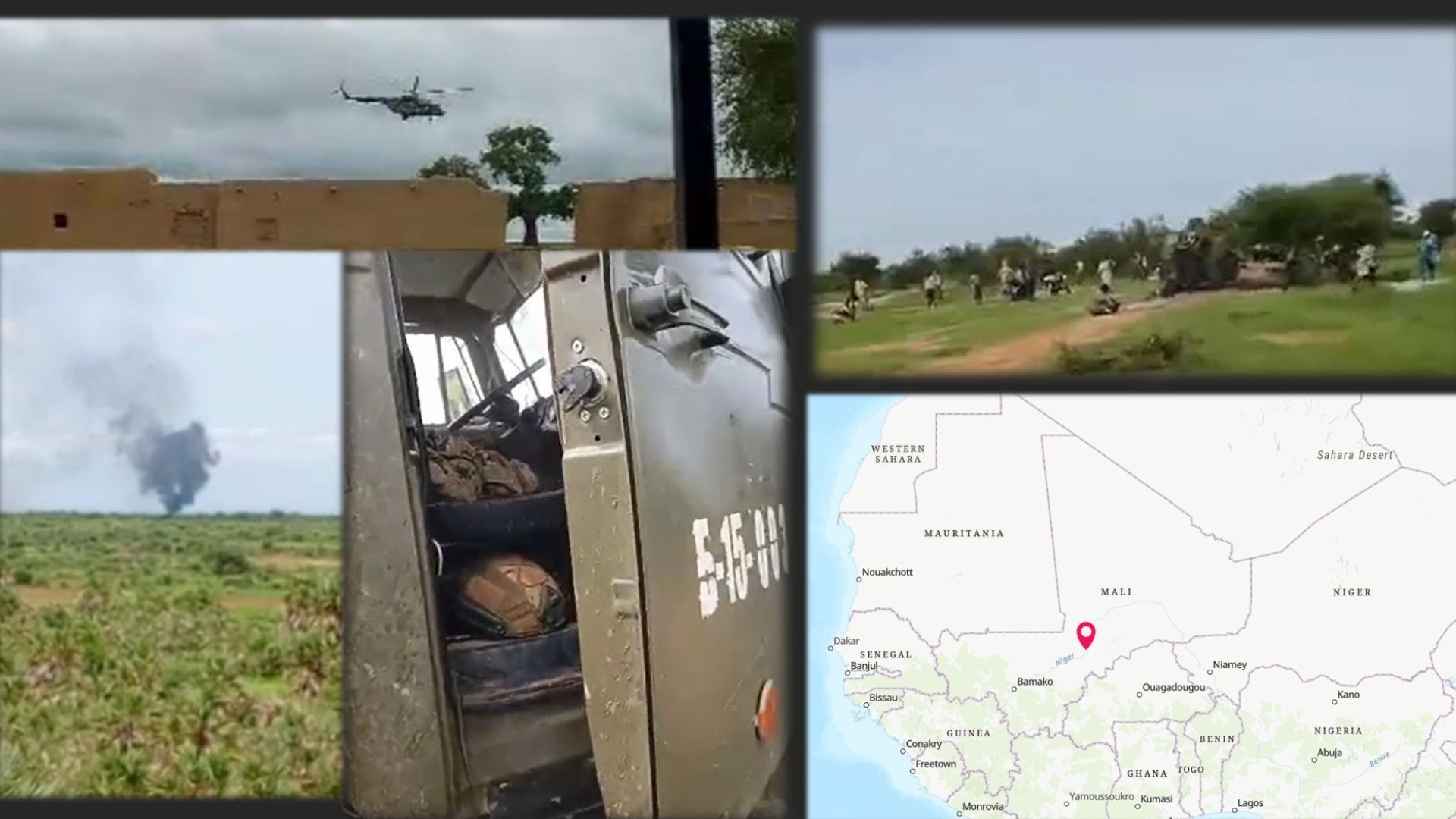 В Мали напали на российскую колонну В Мали напали на российскую колонну