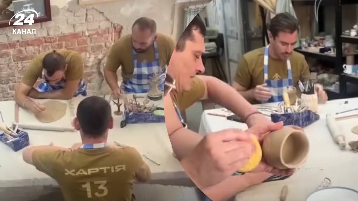 В Харькове для защитников проводят мастер-классы по гончарству В Харькове для защитников проводят мастер-классы по гончарству
