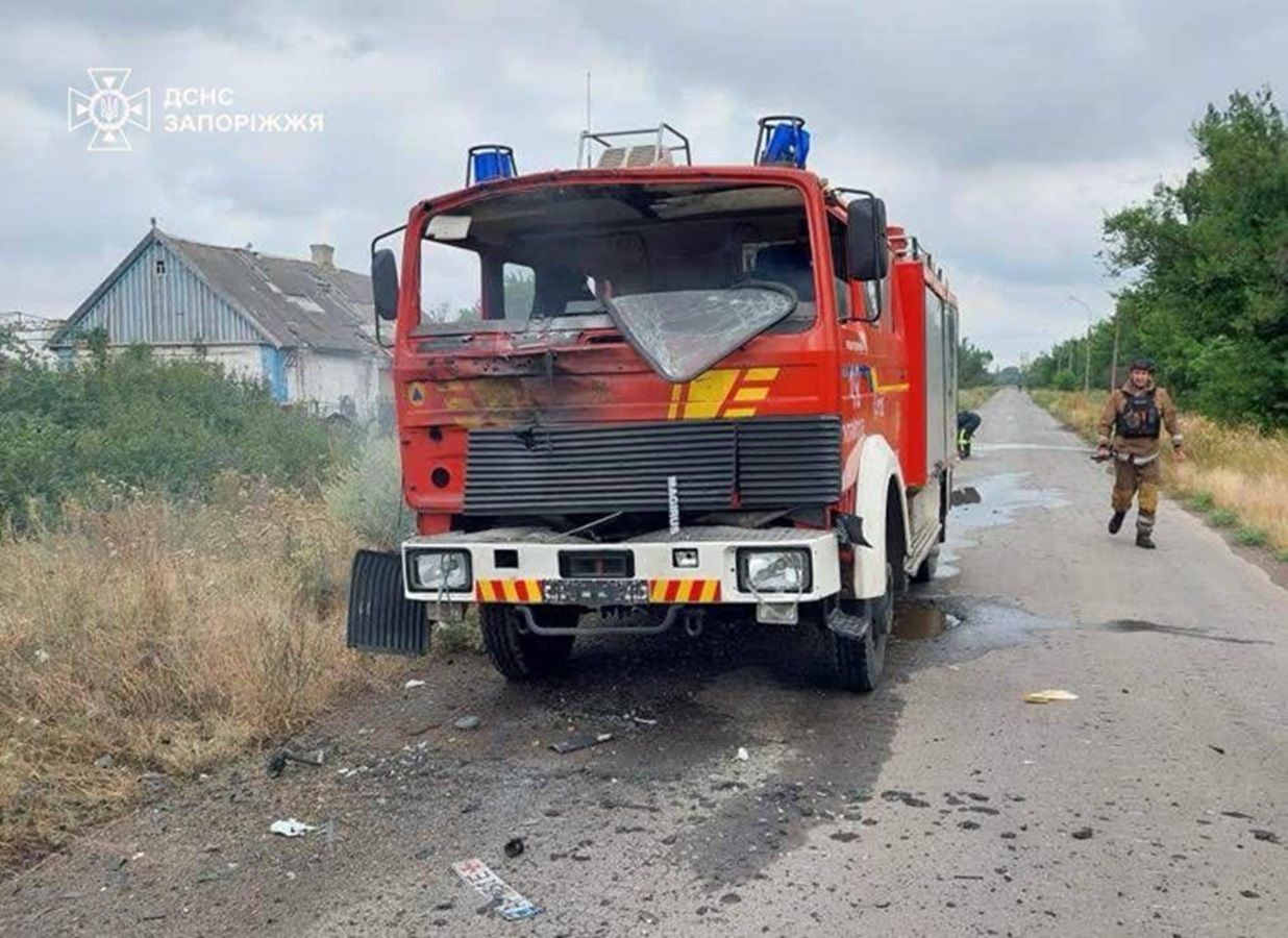 Россияне коварно ударили по спасателям в Запорожье - 24 Канал