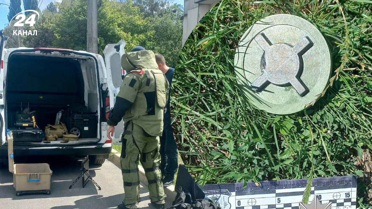 В Киеве нашли макет противопехотной мины В Киеве нашли макет противопехотной мины