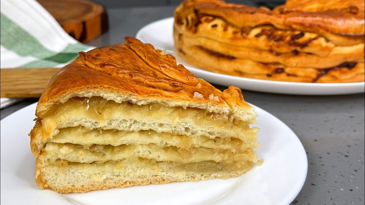 Ароматний цибулевий пиріг 