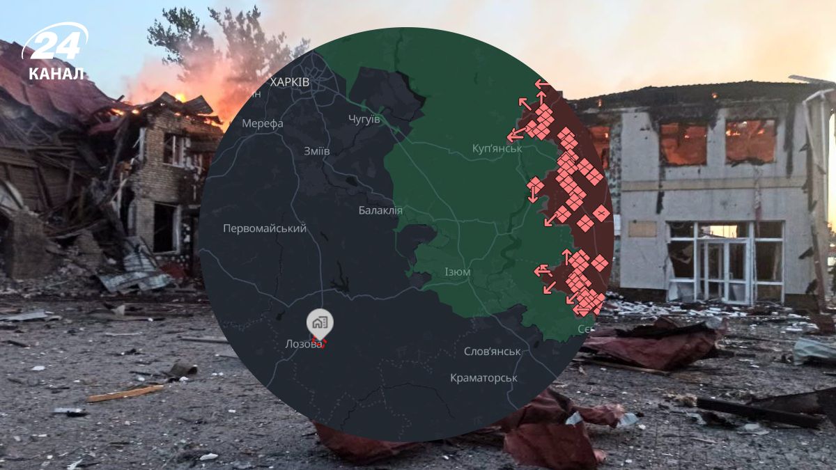 Лозова, Харківська область - де на карті, яка відстань до фронту Лозова, Харківська область - де на карті, яка відстань до фронту