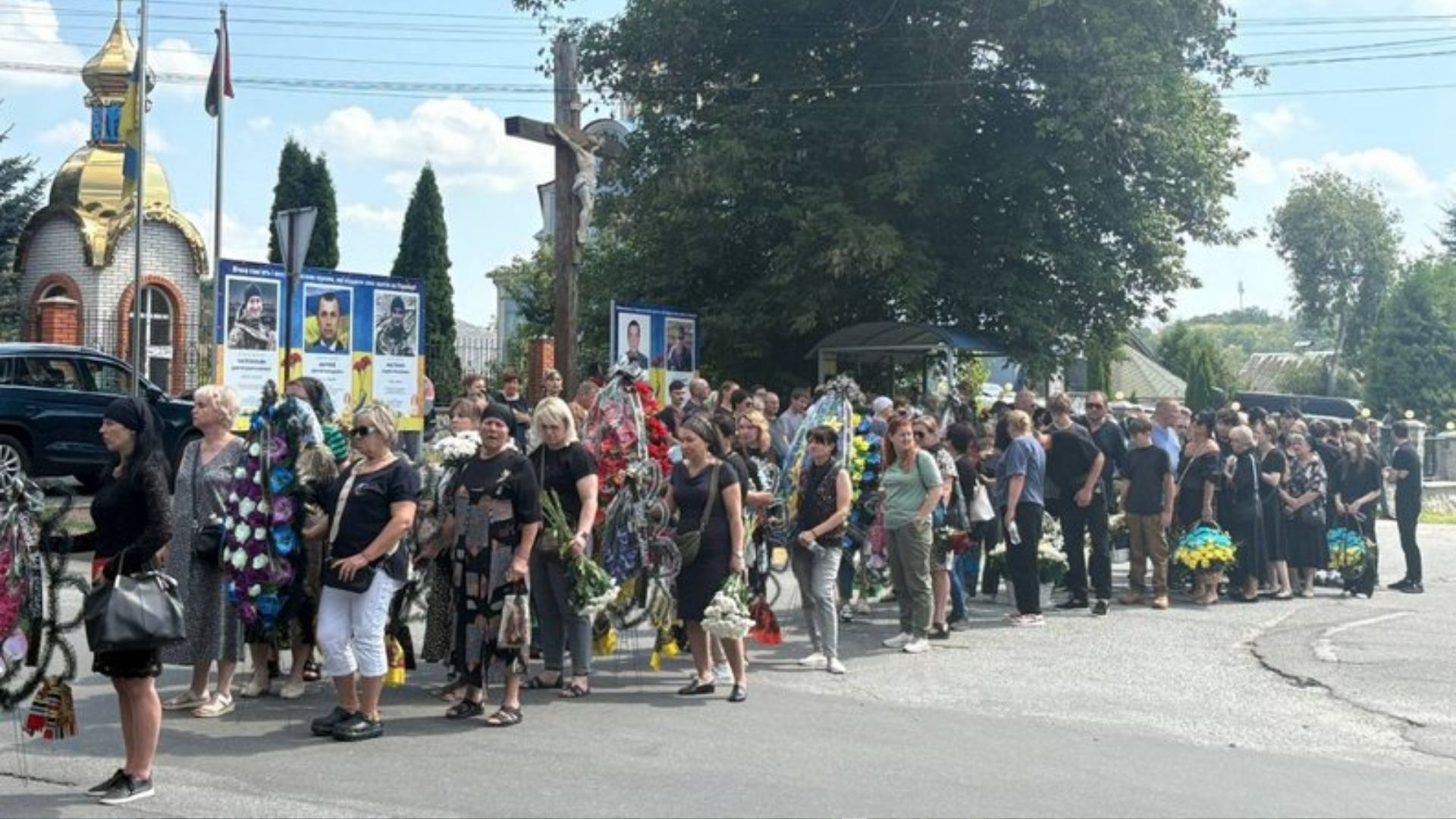 Прощання з Наталією Гайовою, її синами та братом Прощання з Наталією Гайовою, її синами та братом