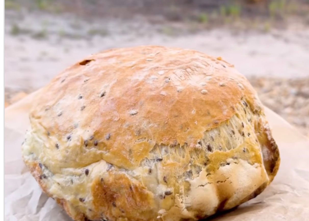 Смачнющий хліб прямо з вогню 