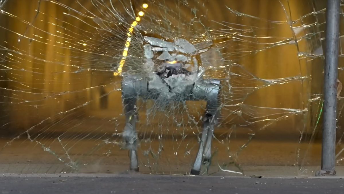 Новый робот от Unitree преодолевает препятствия и не боится воды Новый робот от Unitree преодолевает препятствия и не боится воды