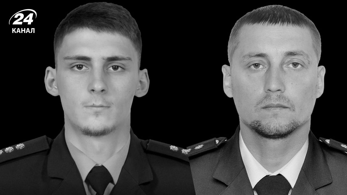 Загинули поліцейські Донеччини Олексій Балаба і Дмитро Коробенко Загинули поліцейські Донеччини Олексій Балаба і Дмитро Коробенко