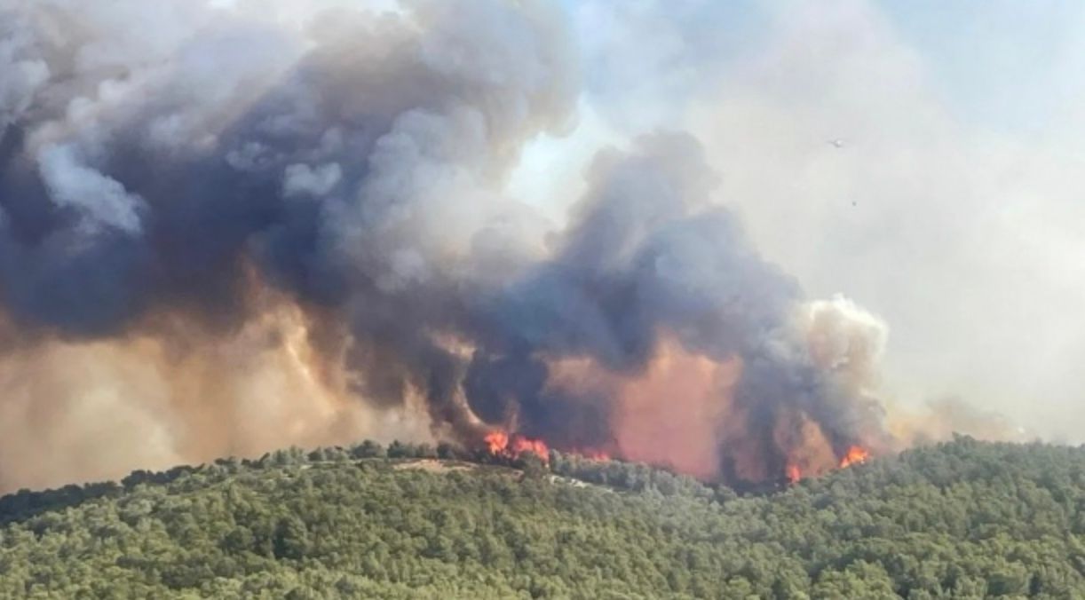 Юг Франции охватил огонь