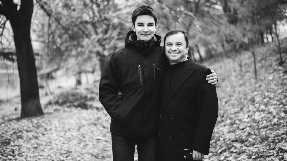 Виктор Павлик с сыном