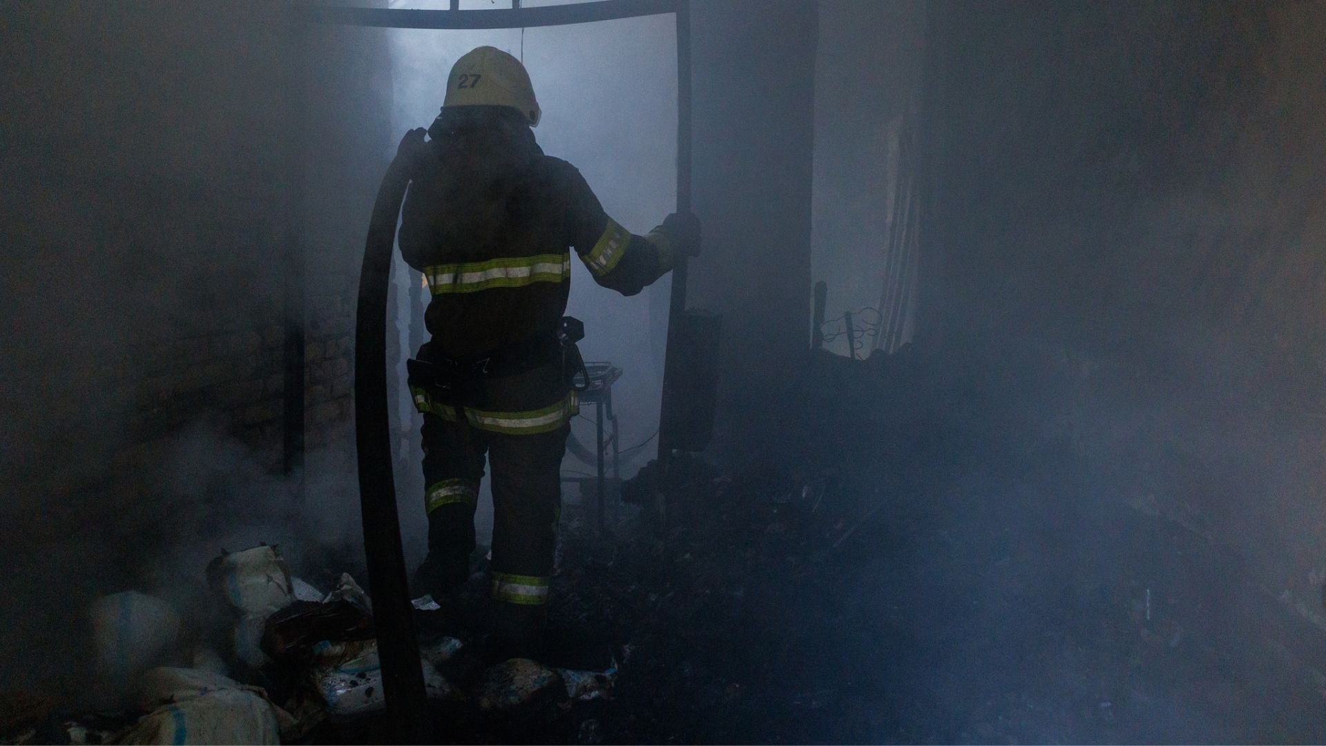 Наслідки пожежі у лікарні на Вінниччині Наслідки пожежі у лікарні на Вінниччині