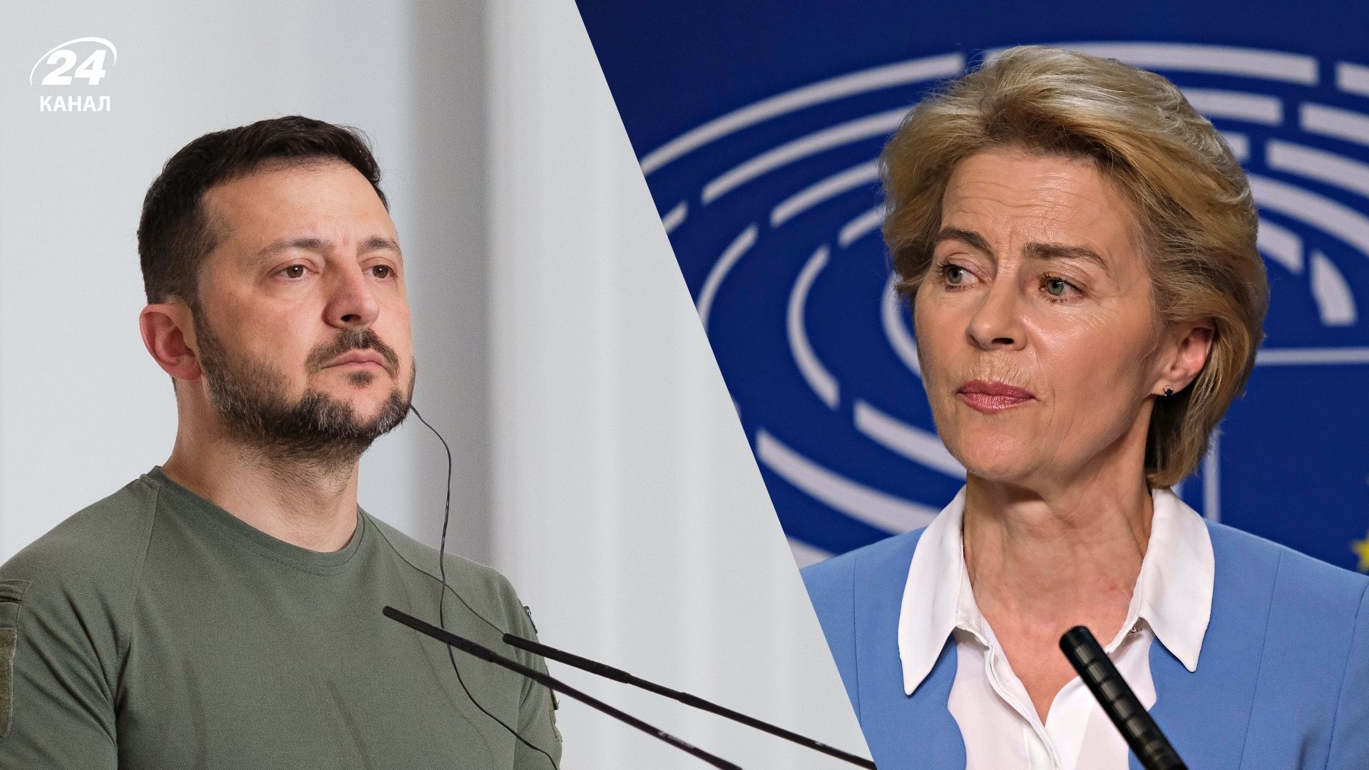 Володимир Зеленський та Урсула фон дер Ляєн Володимир Зеленський та Урсула фон дер Ляєн