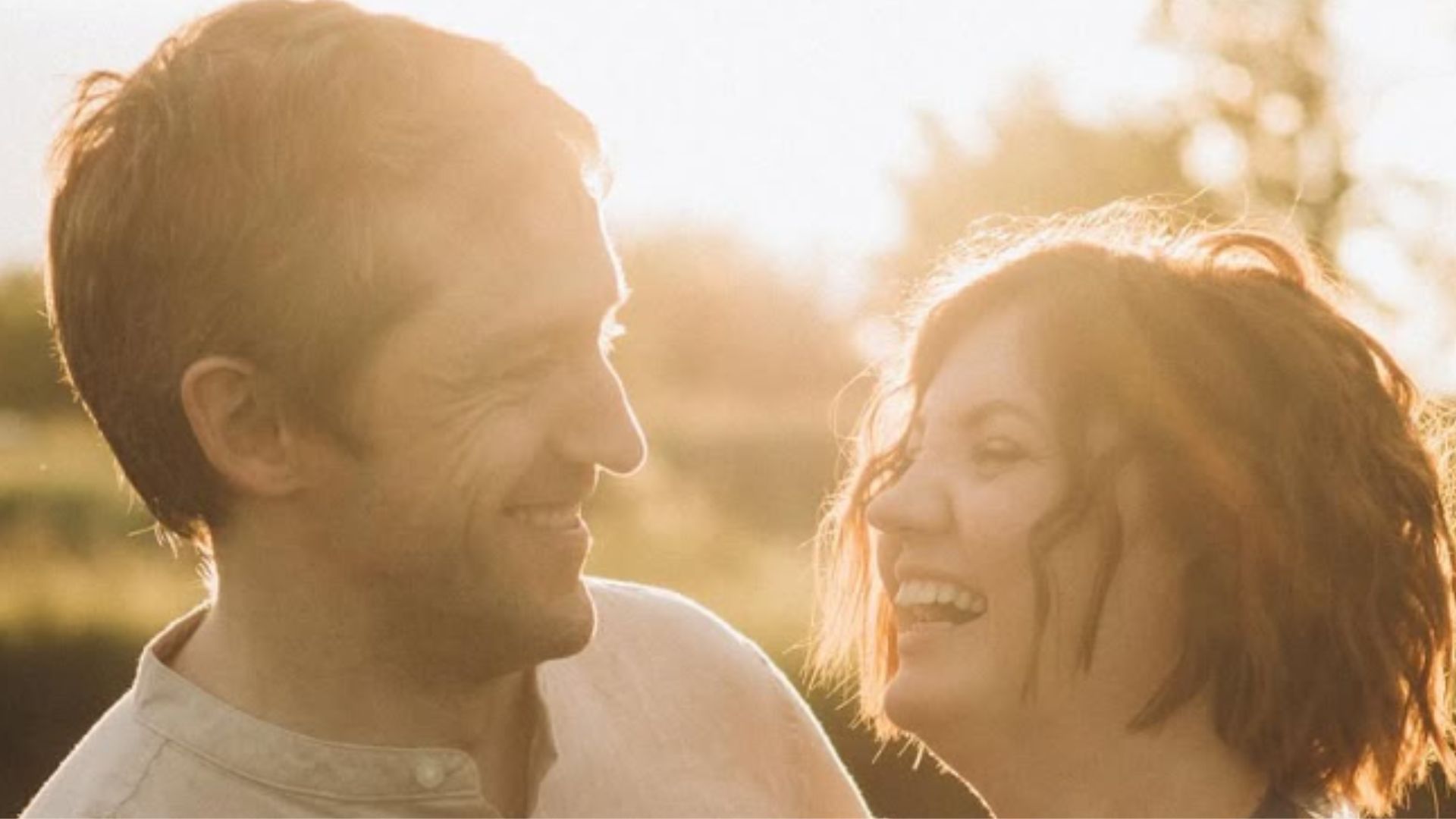 Оля Цибульская с мужем