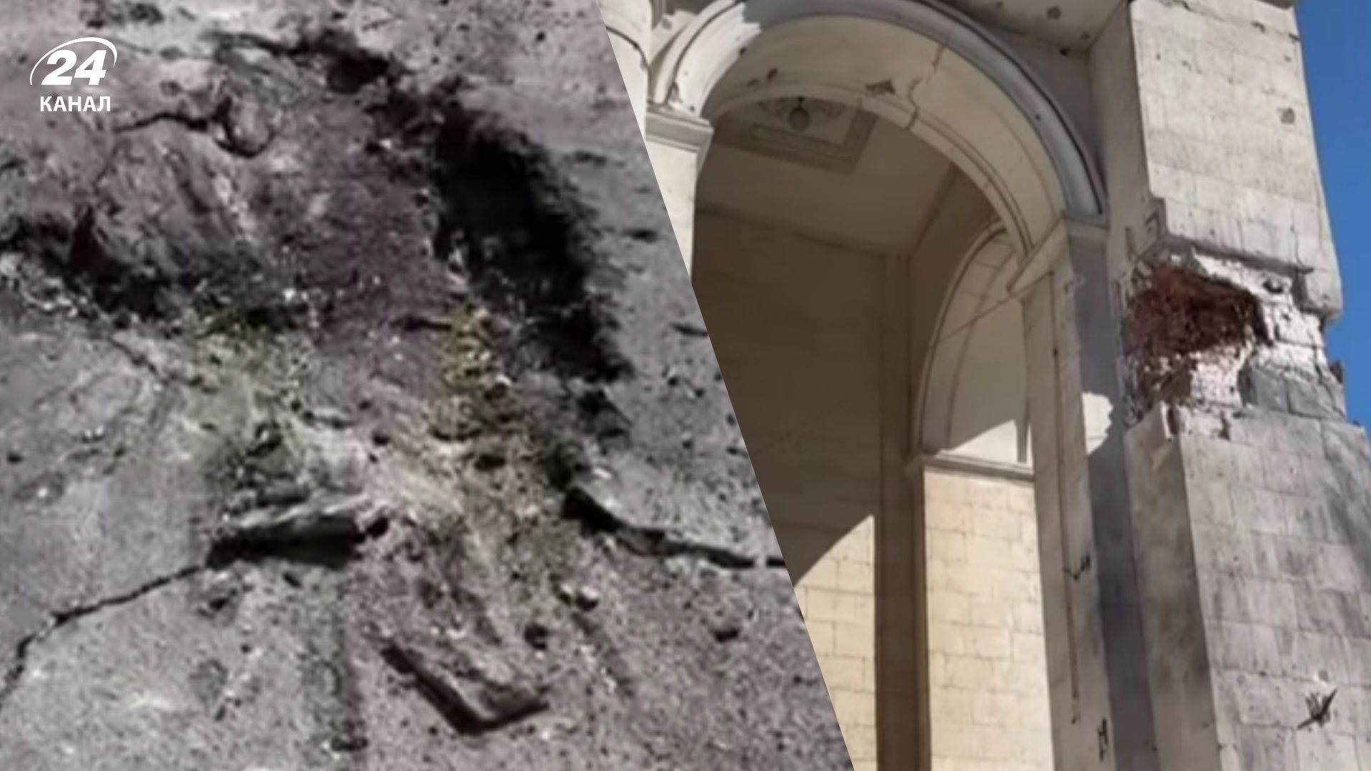 Через російські удари постраждав Херсонський обласний академічний музично-драматичний театр - 24 Канал Через російські удари постраждав Херсонський обласний академічний музично-драматичний театр - 24 Канал