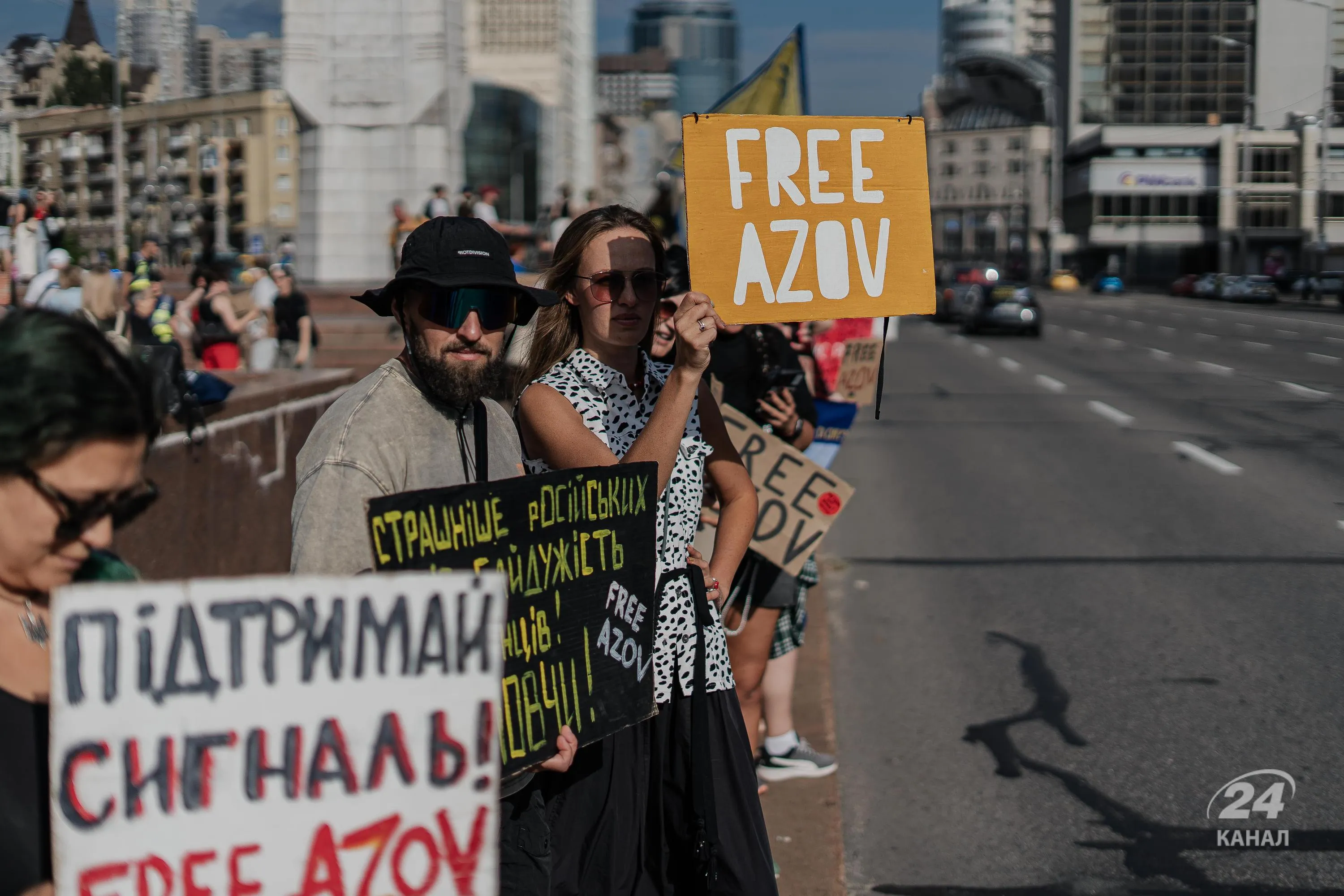 Акція на вимогу звільнити військовополонених українців Акція на вимогу звільнити військовополонених українців