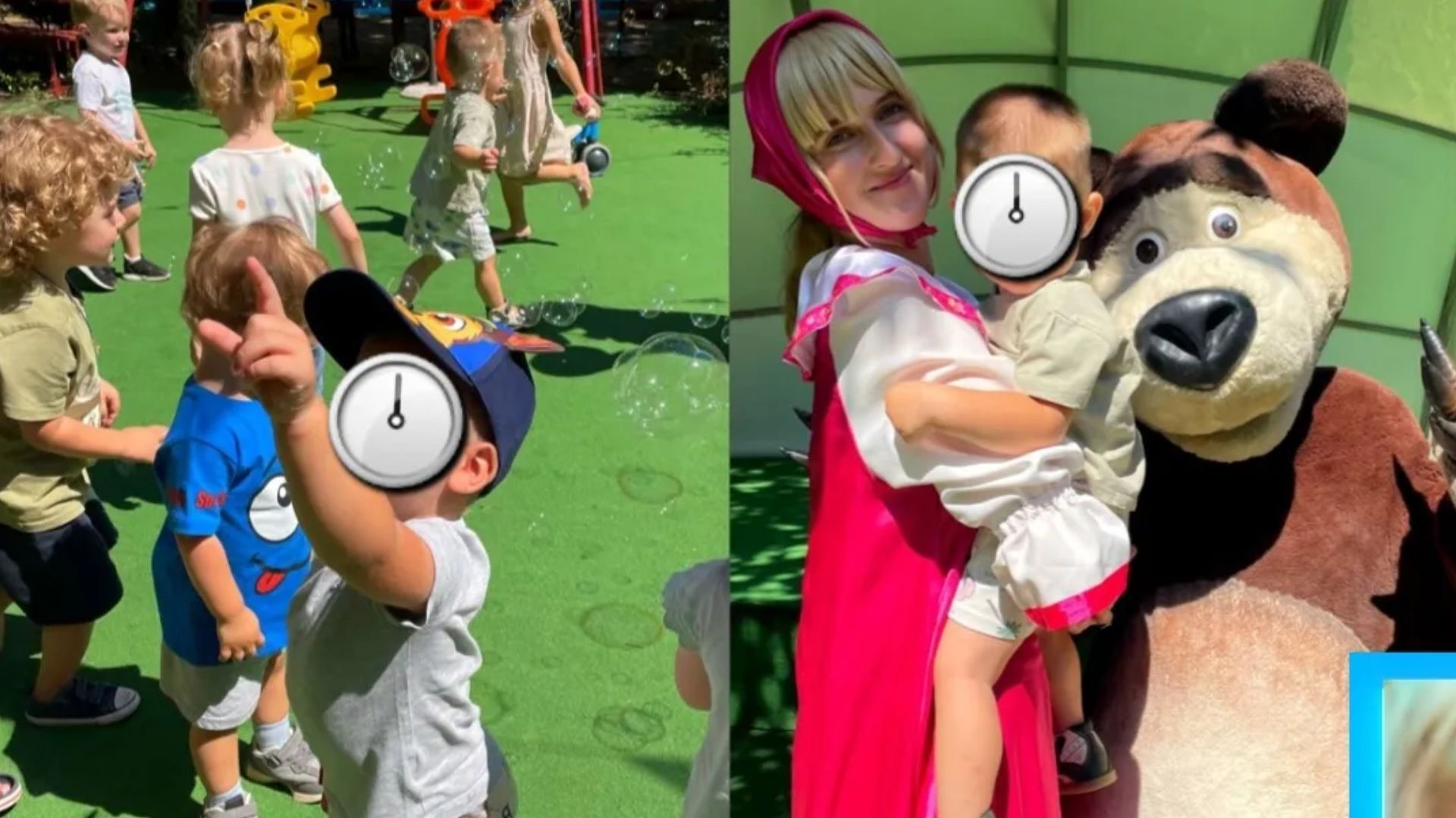 В Одессе в детсаду были аниматоры "Маши и медведя"