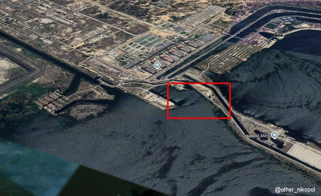 Задимлення біля ЗАЕС Задимлення біля ЗАЕС