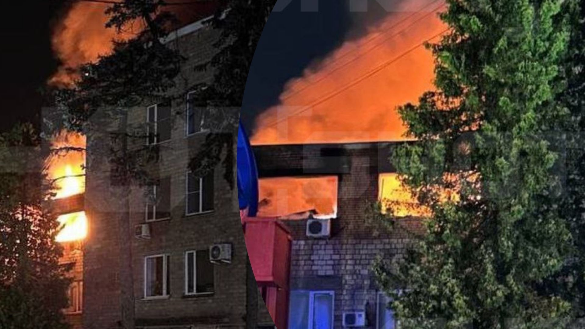 У Підмосков’ї спалахнула місцева адміністрація У Підмосков’ї спалахнула місцева адміністрація