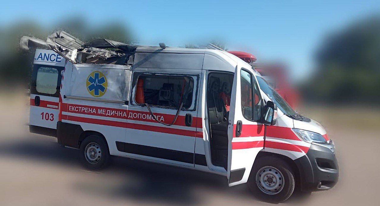 Росіяни били по медиках на Херсонщині