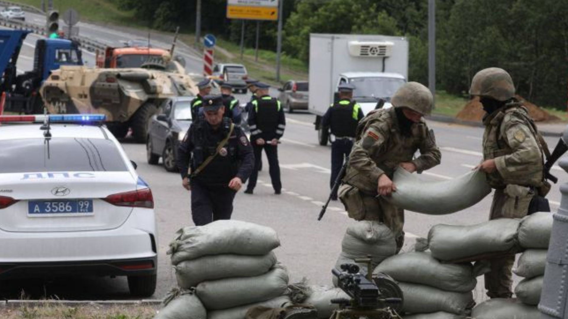 Блокпосты в России