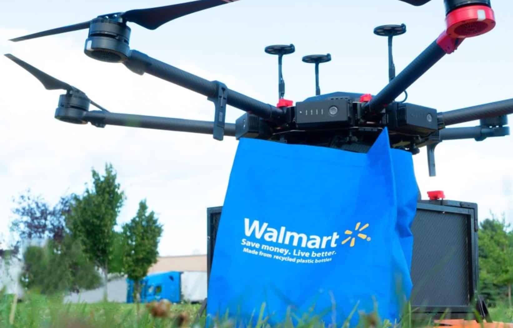 Доставку товарів дронами від Walmart у США розширять Доставку товарів дронами від Walmart у США розширять