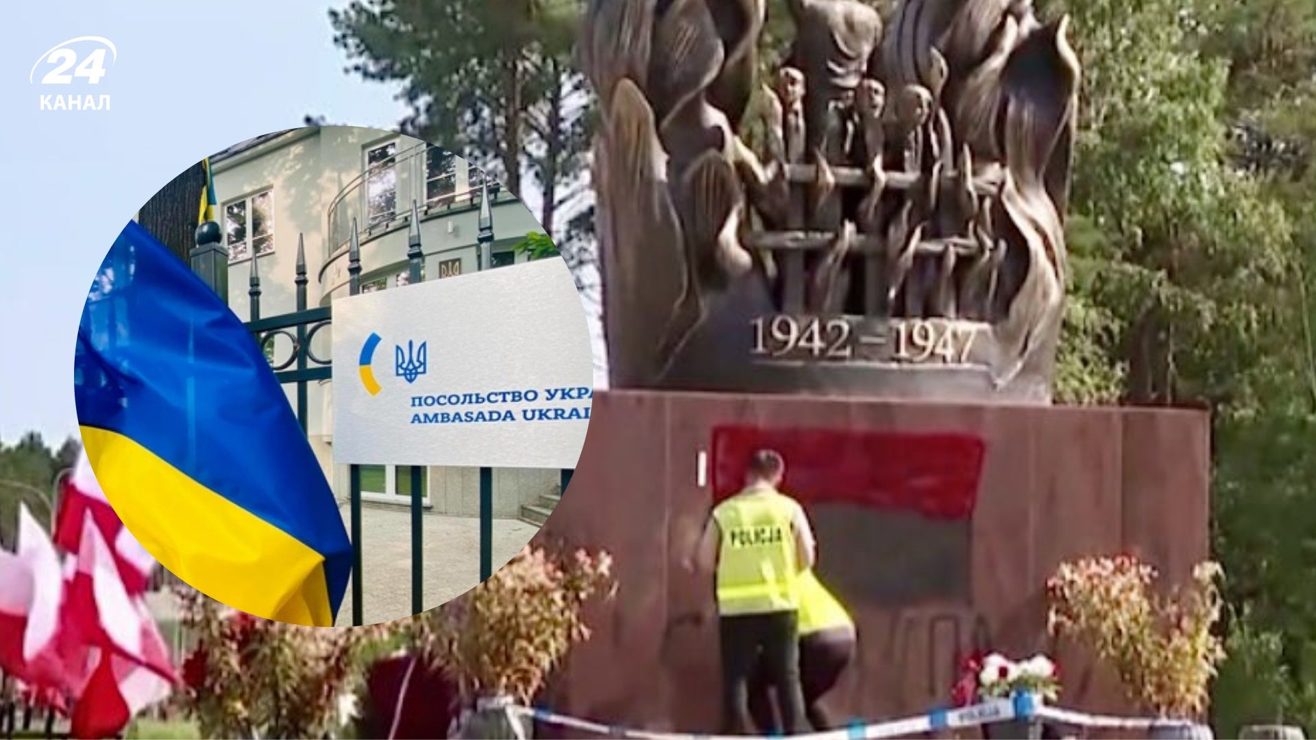 Україна вважає акти вандалізму проти місць пам'яті в Польщі провокацією спецслужб РФ - 24 Канал Україна вважає акти вандалізму проти місць пам'яті в Польщі провокацією спецслужб РФ - 24 Канал