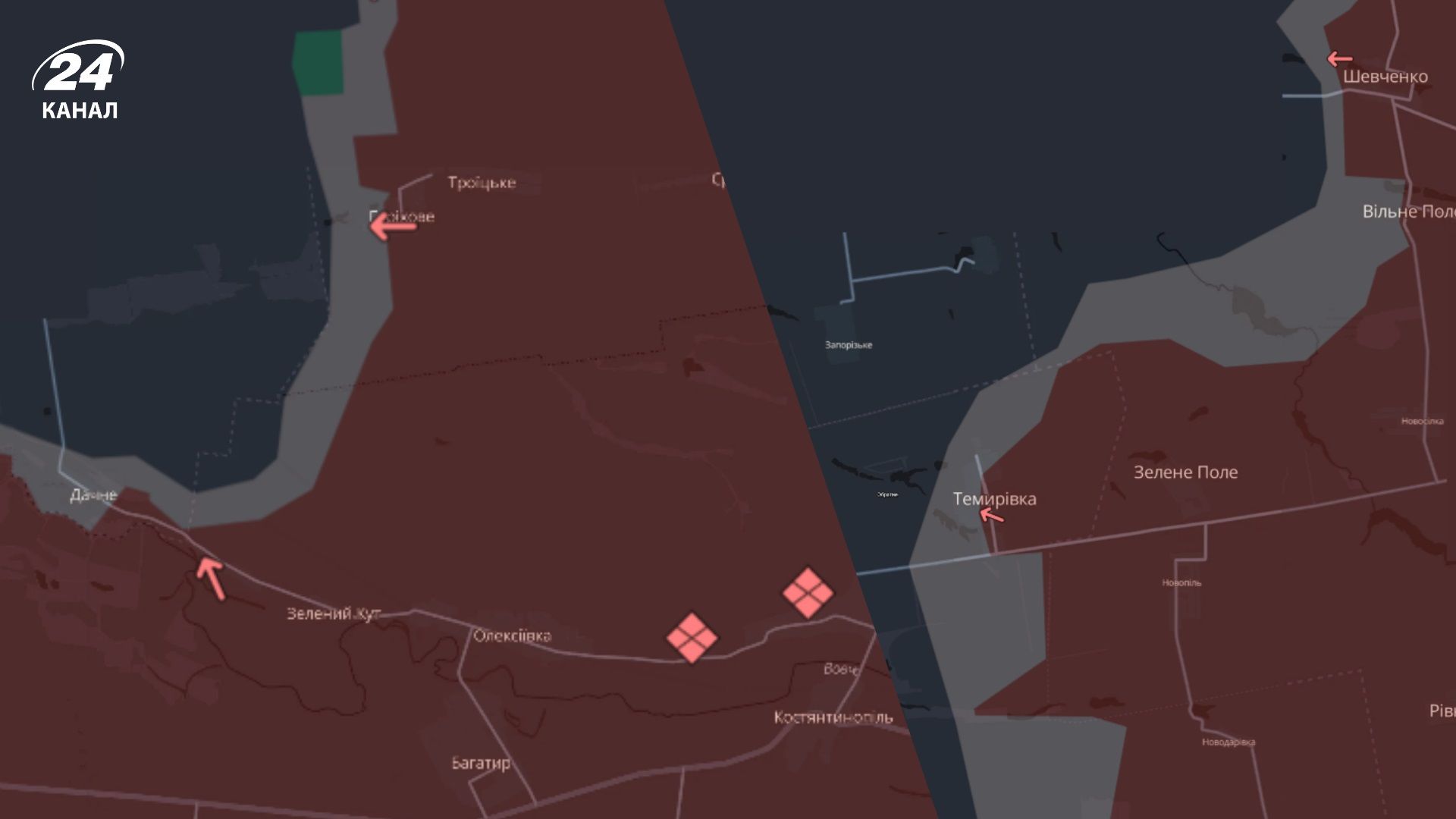 Роси снова имеет продвижение в трех областях: обновленные карты DeepState 15 августа - 24 Канал Роси снова имеет продвижение в трех областях: обновленные карты DeepState 15 августа - 24 Канал