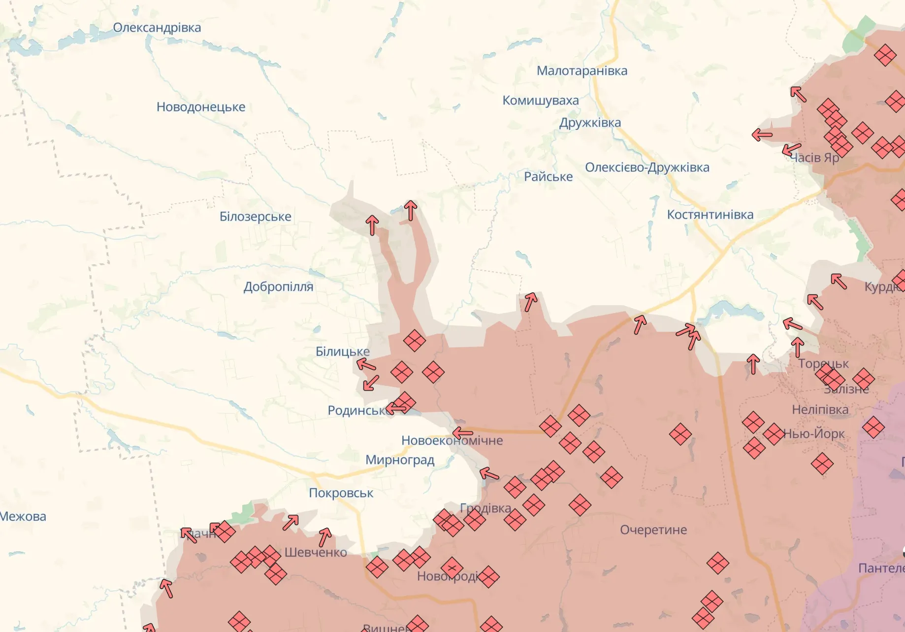 Карта бойових дій