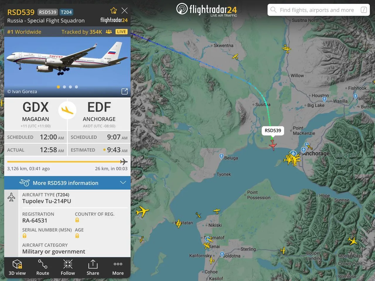 Путін приземлився у США