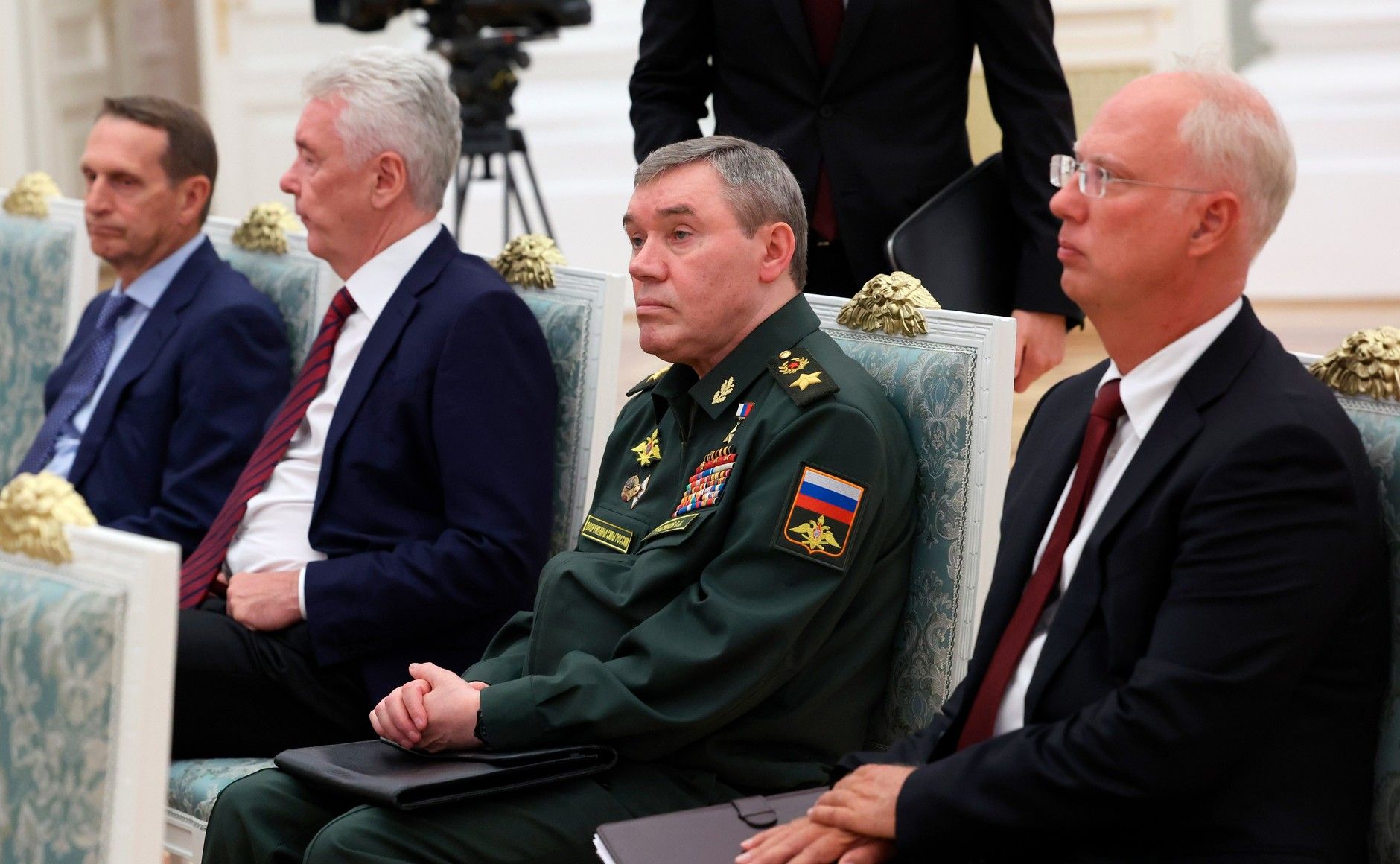 Нарада у Кремлі (Наришкін, Собянін, Герасимов, Дмитрієв) Нарада у Кремлі (Наришкін, Собянін, Герасимов, Дмитрієв)