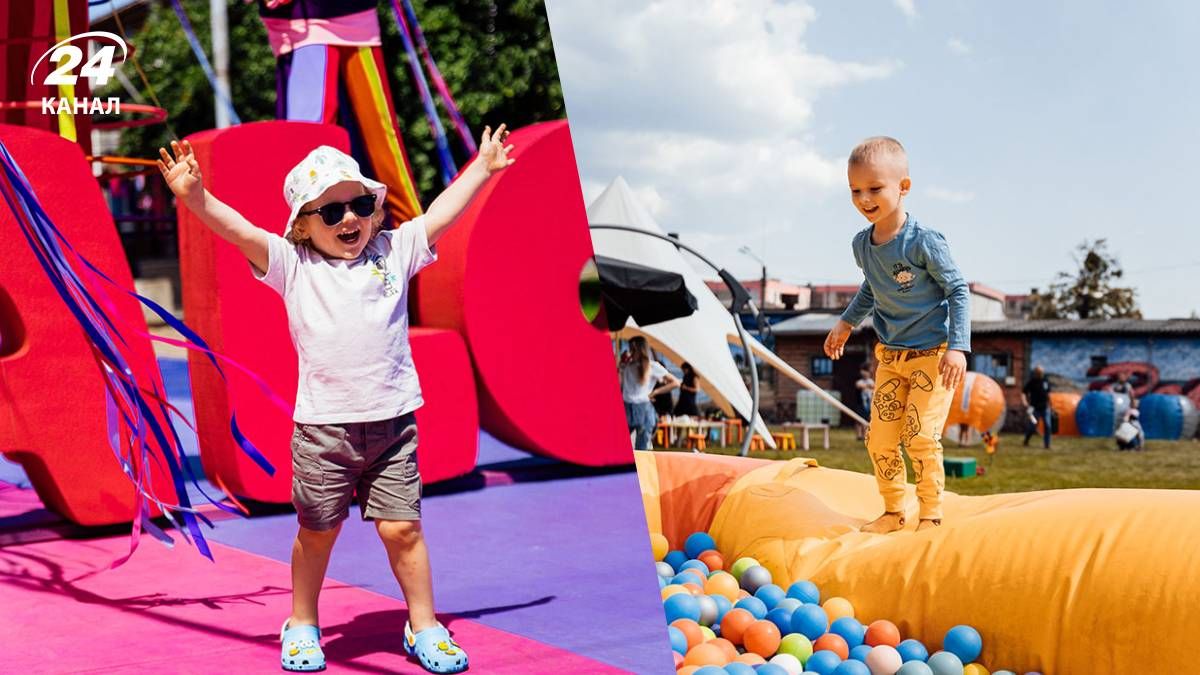 Детский фестиваль Jumpalooza в Киеве - 24 Канал Детский фестиваль Jumpalooza в Киеве - 24 Канал