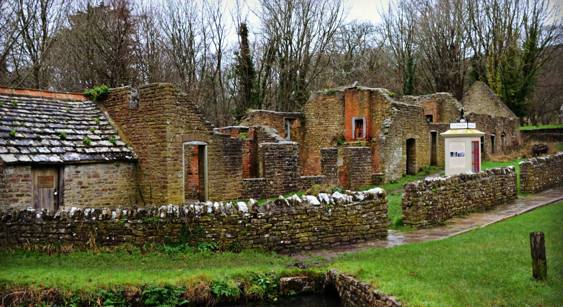 Деревня Тайнхем в Великобритании