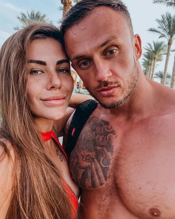 София Стужук с покойным мужем