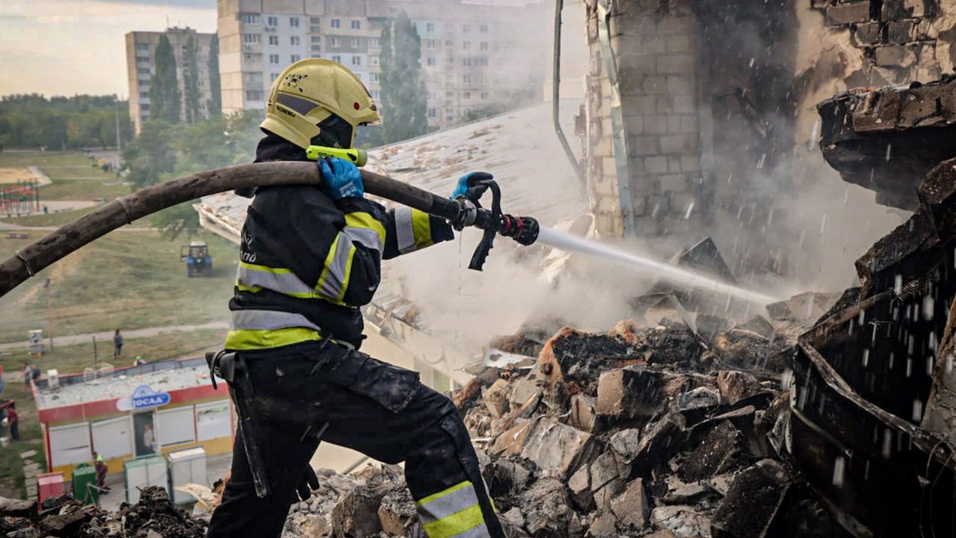 Последствия удара по Харькову 18 августа 2025 Последствия удара по Харькову 18 августа 2025