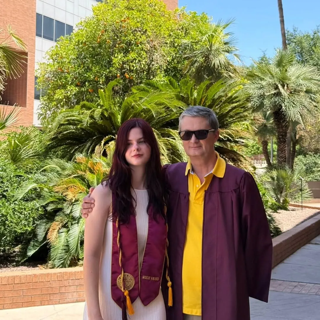 Игорь Кондратюк с дочерью