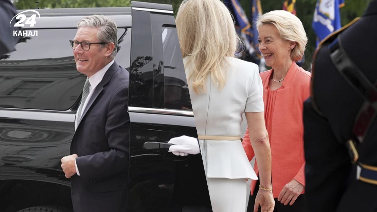 Как лидеры Европы прибывали в Белый дом 18 августа