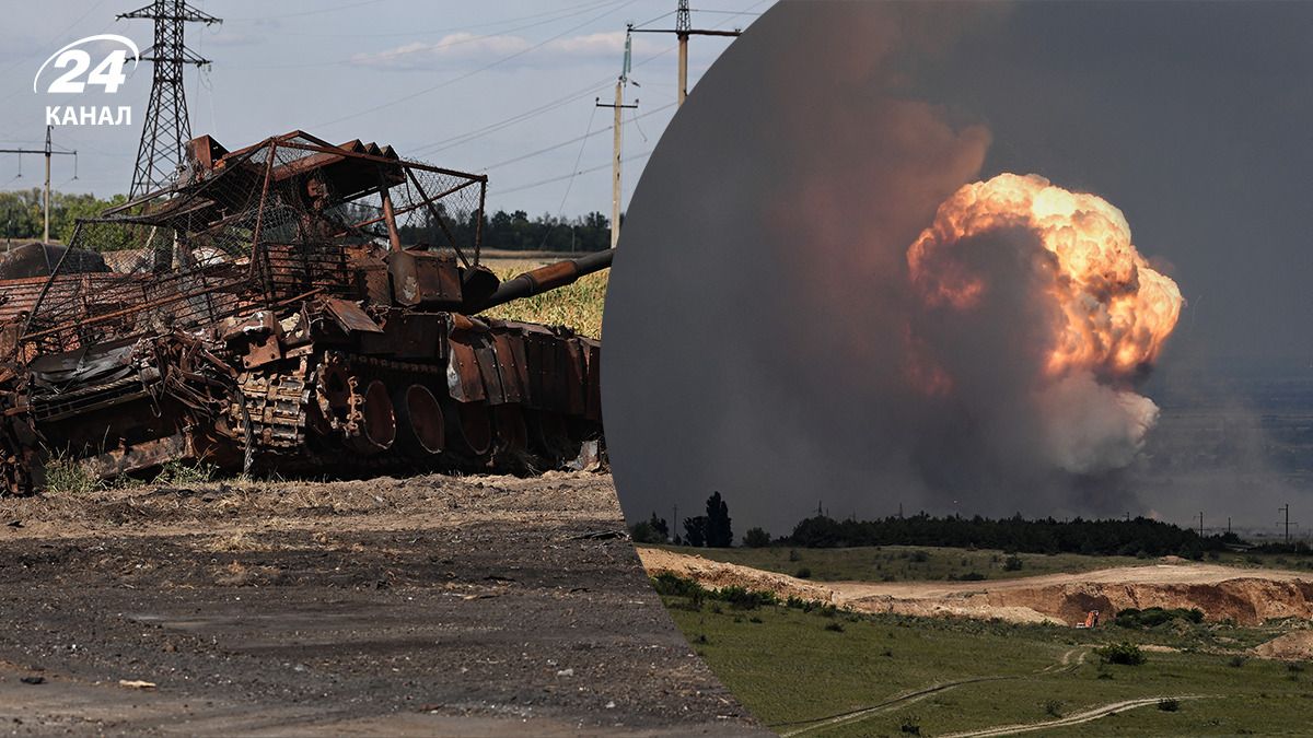 Карта фронта 20 августа Карта фронта 20 августа