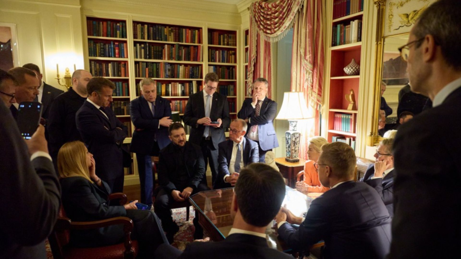 Встреча европейских лидеров в Вашингтоне Встреча европейских лидеров в Вашингтоне