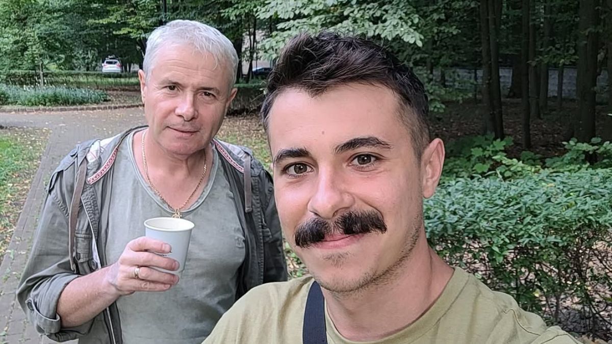 Константин Грубич с сыном