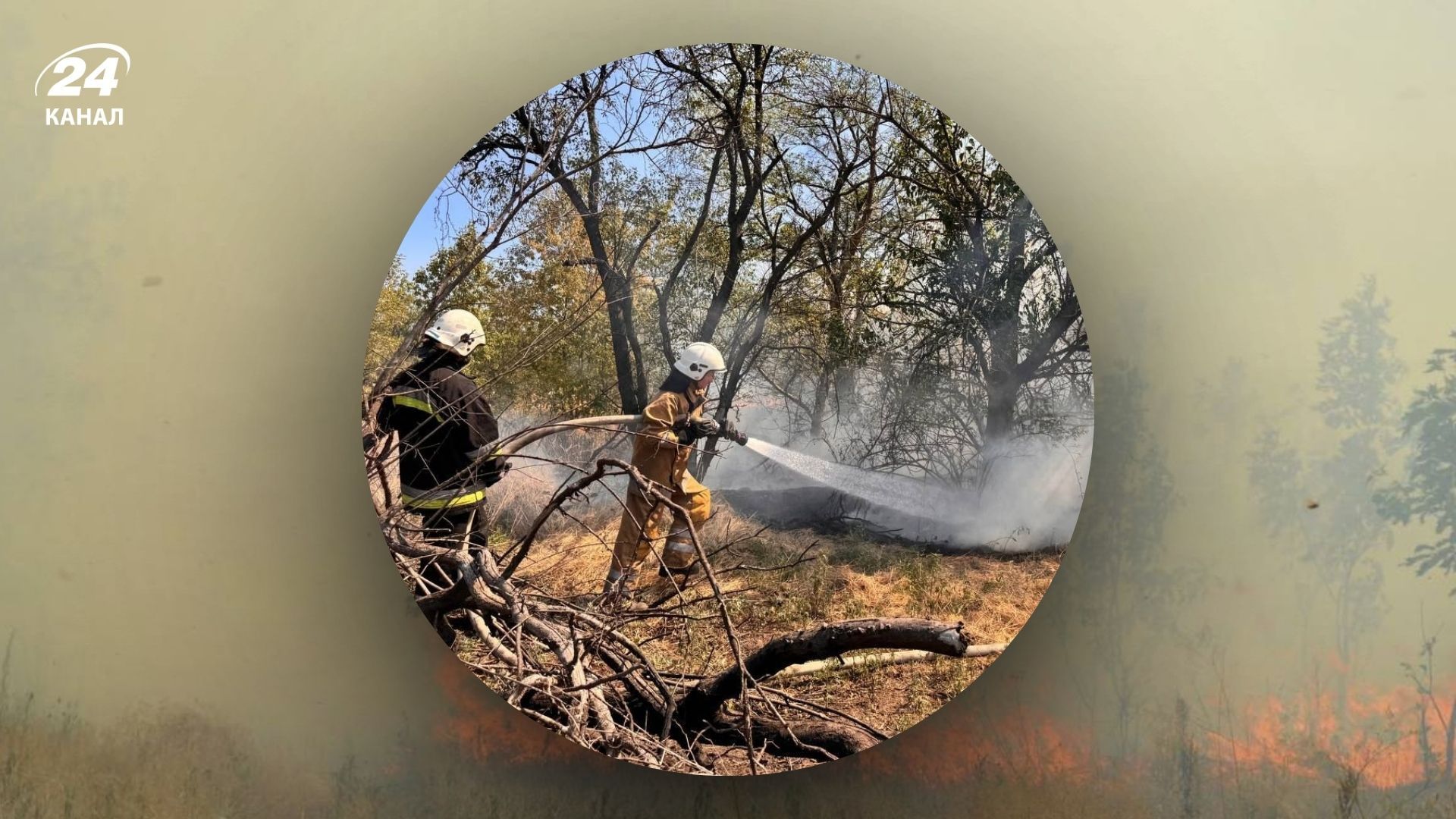 Пожежа на Хортиці 20 серпня 2025 року