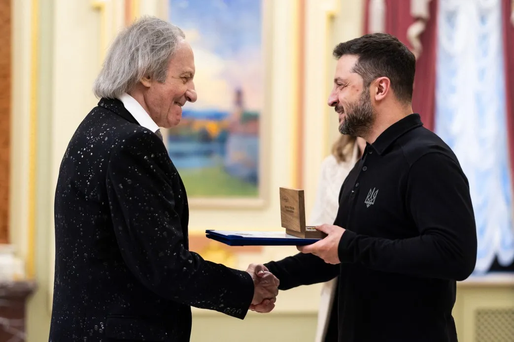 Василий Зинкевич с президентом Василий Зинкевич с президентом