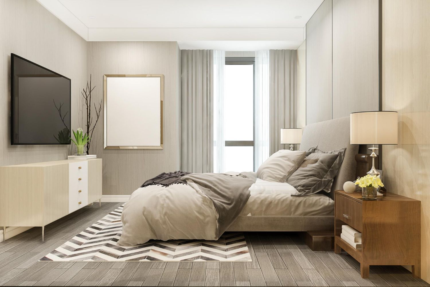 Некоторые вещи делают спальню некомфортной