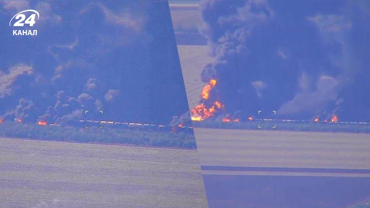 Атака на потяг росіян на Запоріжжі 19 серпня – деталі удару - 24 Канал