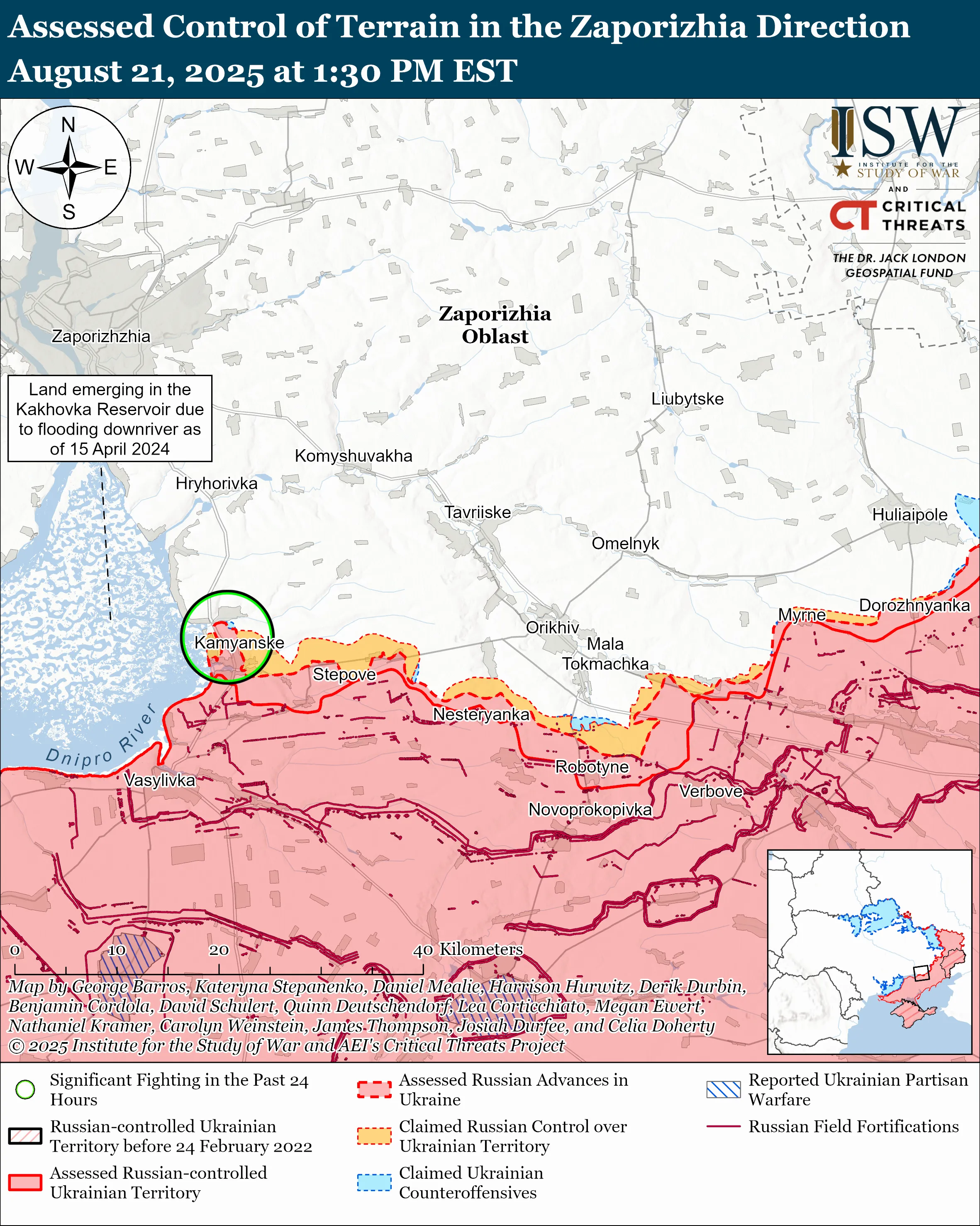 Де окупанти атакують на Запоріжжі