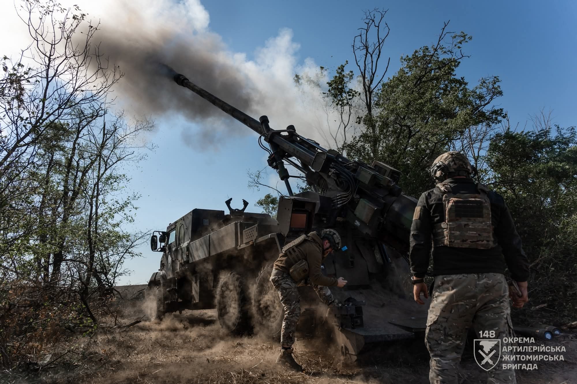 Украинские военные на фронте