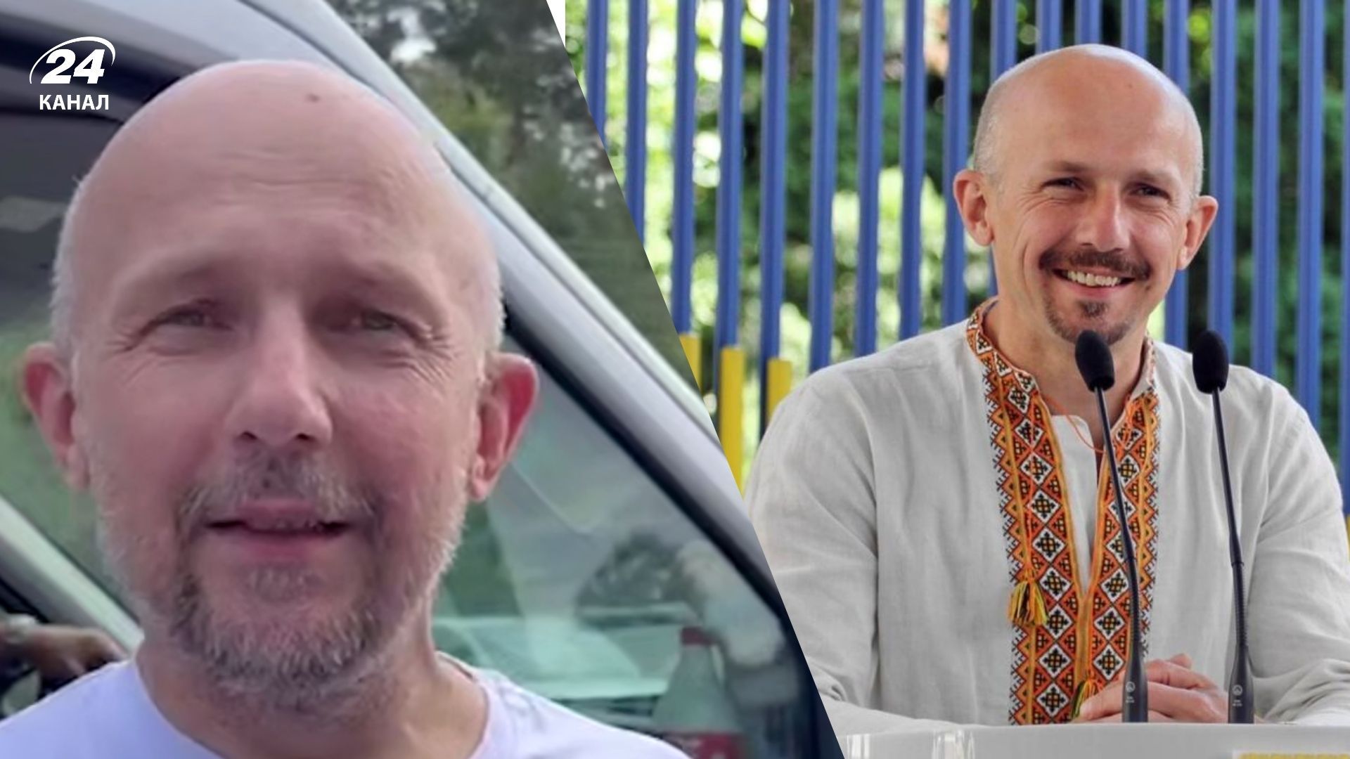 Из российского плена вернулся журналист Дмитрий Хилюк - 24 Канал Из российского плена вернулся журналист Дмитрий Хилюк - 24 Канал