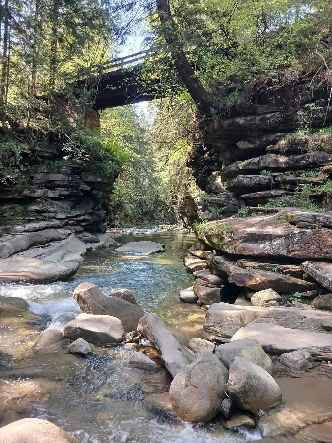 Чемегівський каньйон, де знімали Довбуша