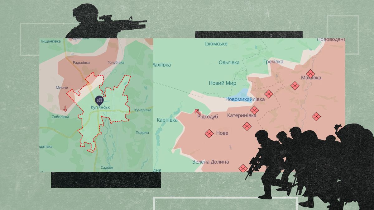 Як змінилася лінія фронту за тиждень Як змінилася лінія фронту за тиждень