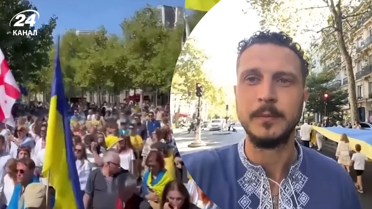 День Незалежності України – у Парижі відбулась масштабна акція 24 серпня - 24 Канал День Незалежності України – у Парижі відбулась масштабна акція 24 серпня - 24 Канал