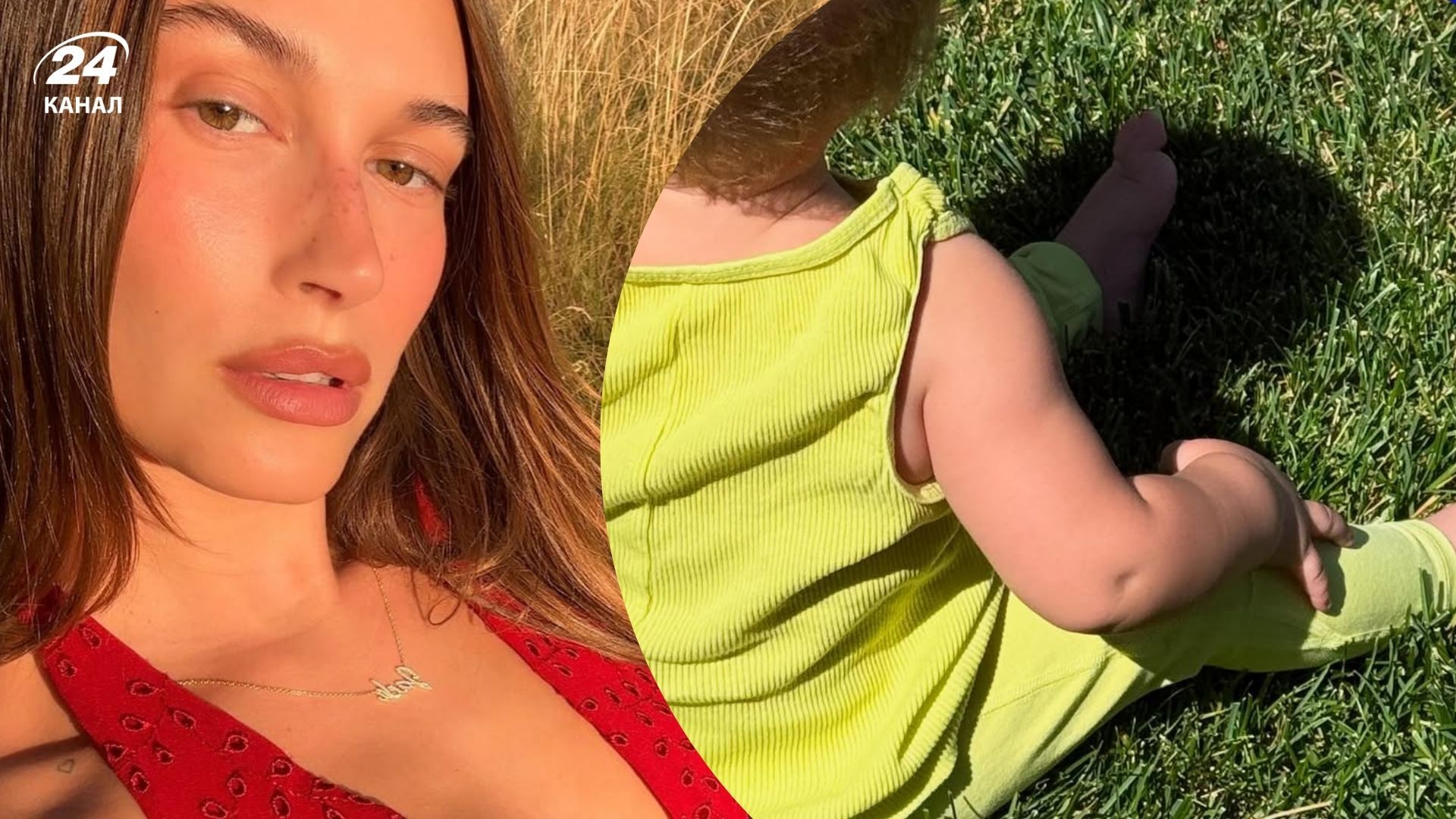 Хейли Бибер и ее сын