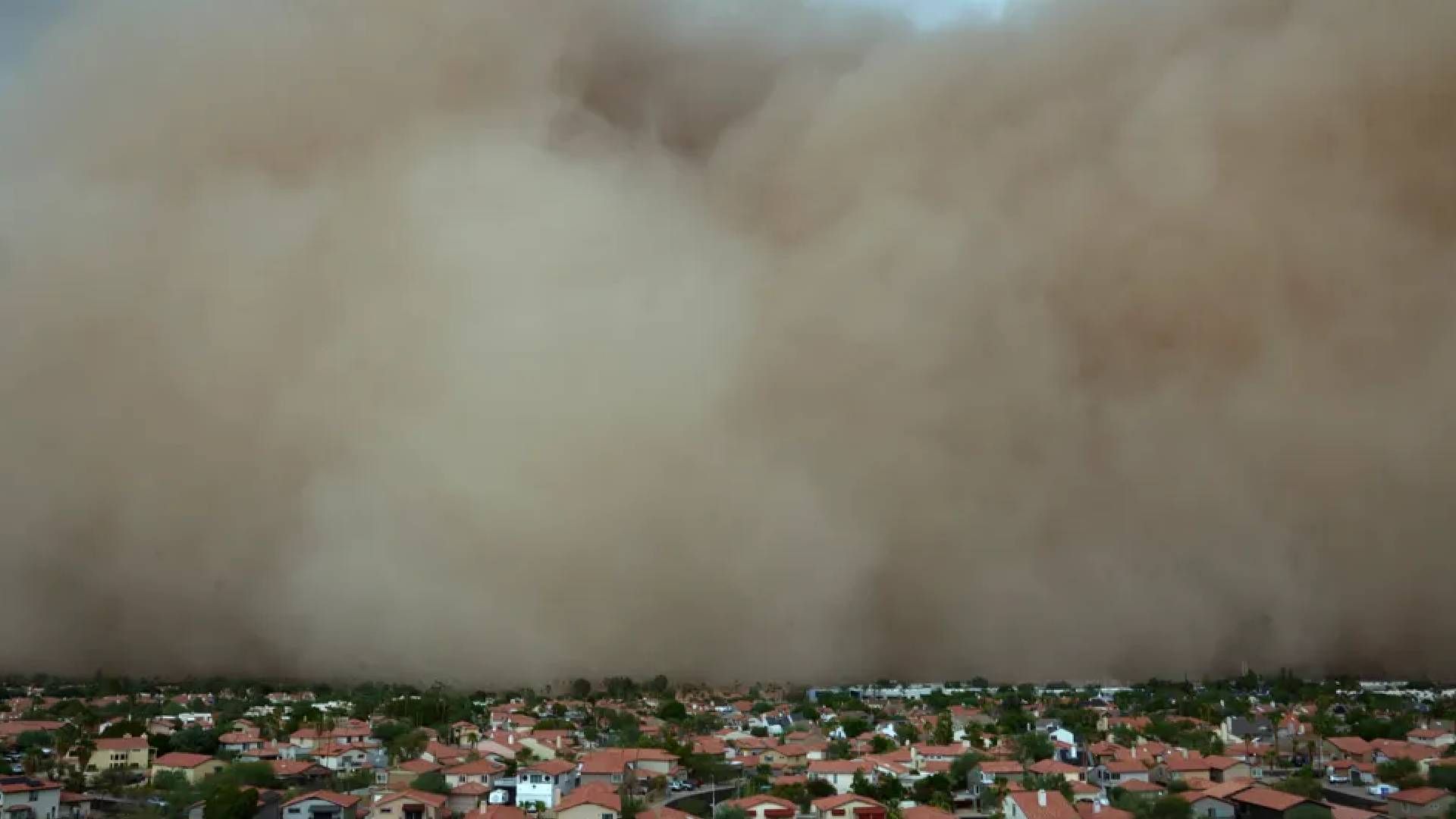 Пылевая буря, США - в Финиксе больше всего последствий - фото и видео